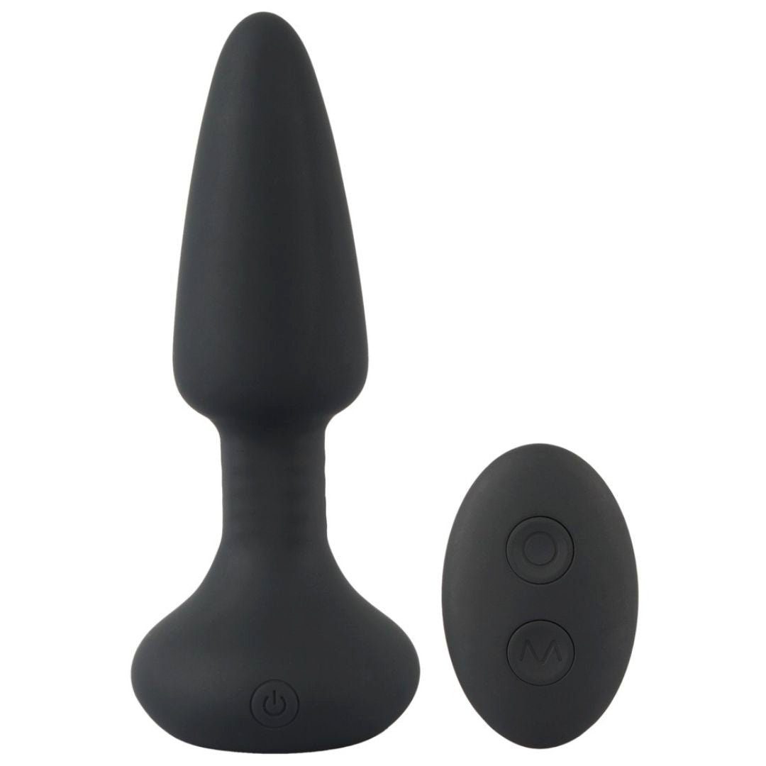 ANOS Analvibrator Vibro-Analplug mit Rotation und Fernbedienung