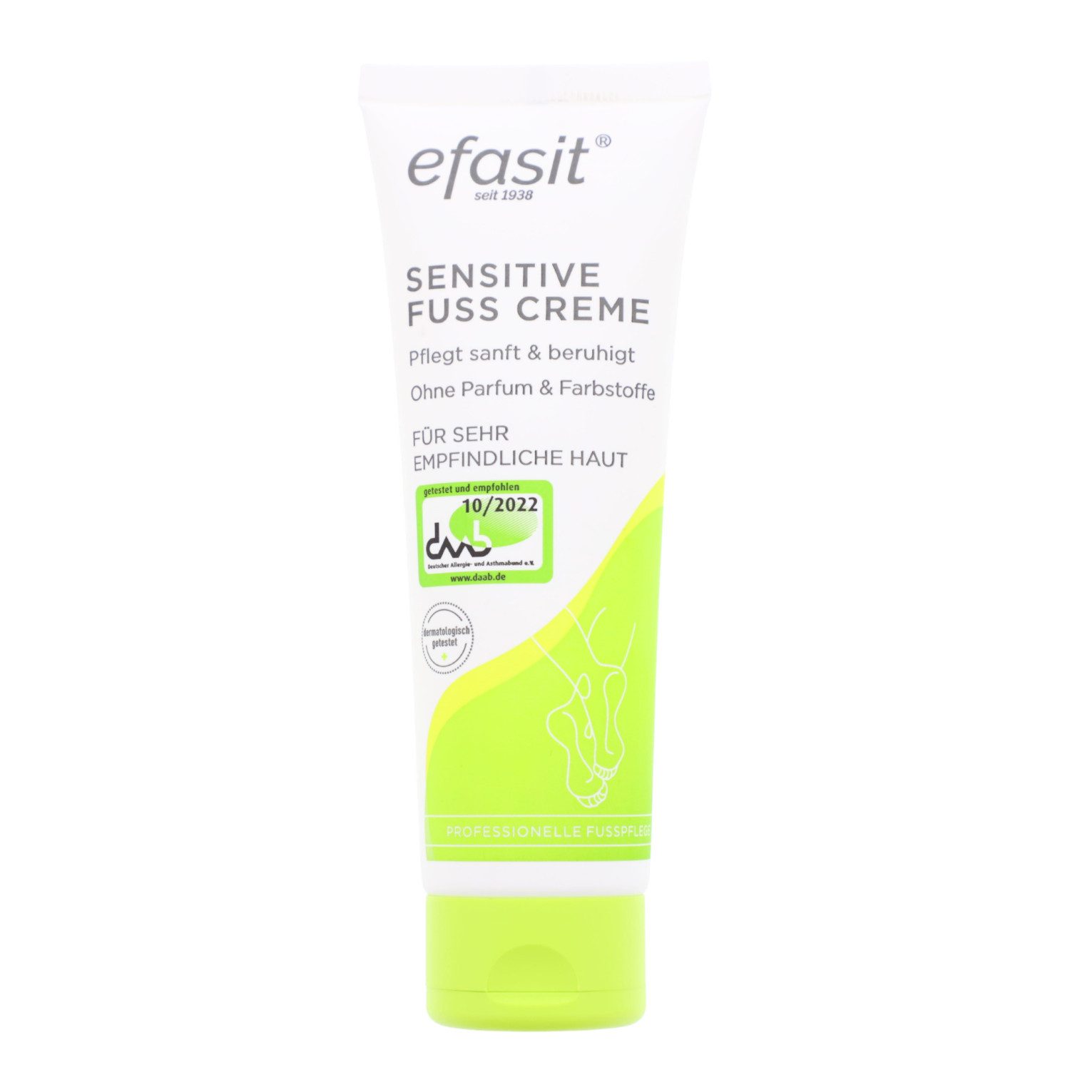 efasit Fußcreme efasit Sensitive Fußcreme 75ml Sehr Trockene & Empfindliche Haut