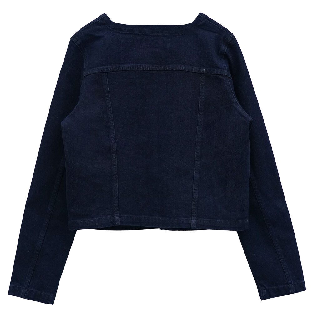 Ital-Design Jeansjacke Modische Übergangsjacke mit aufgesetzten Taschen für günstig online kaufen