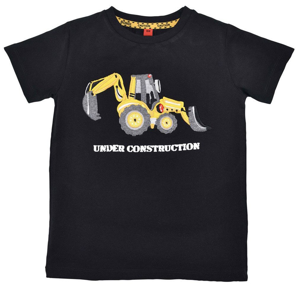 T-Shirt Jungen T-Shirt 'Bagger' 33151 - Schwarz, Kurzarms