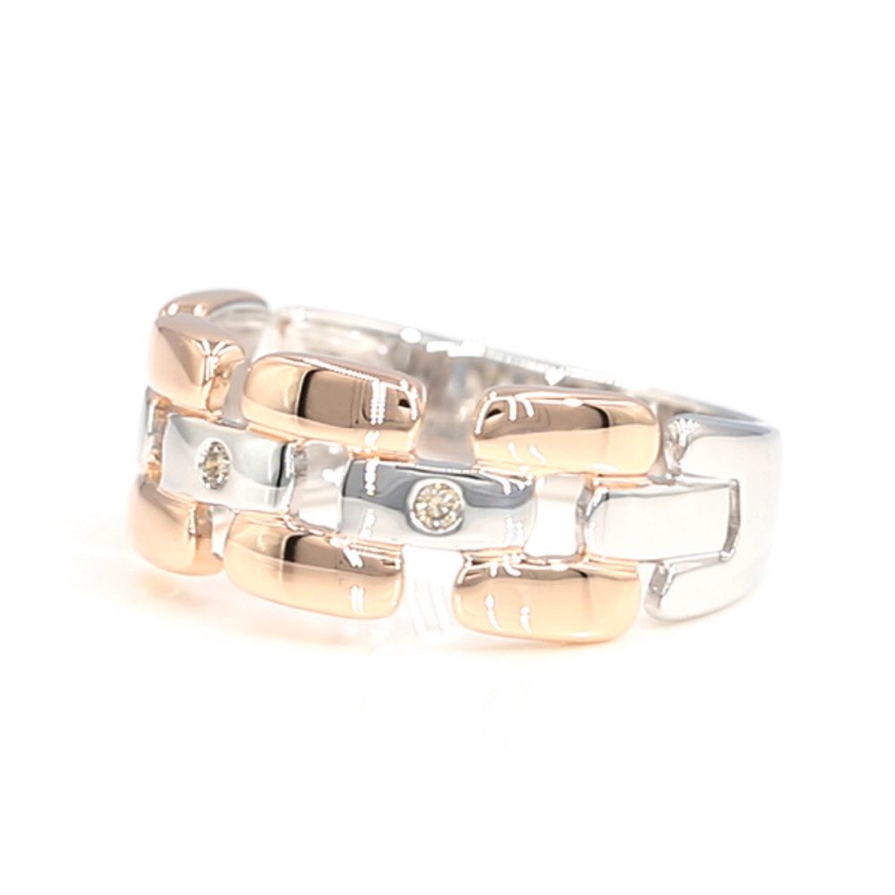 Cavill Diamantring Argyle Rose Diamant Sterling Silber Ring (1-tlg)