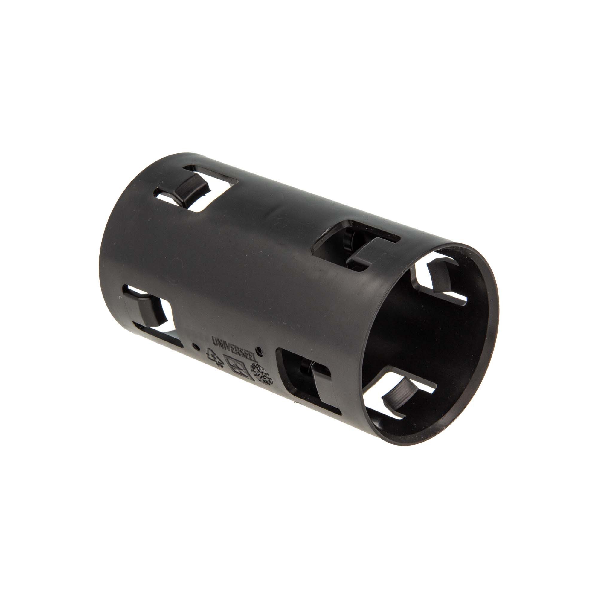 tecuro Drainagerohr Verbindungsmuffe für Drainagerohr - Kabelschutzrohr, mit Klicksystem, für Rohr DN50