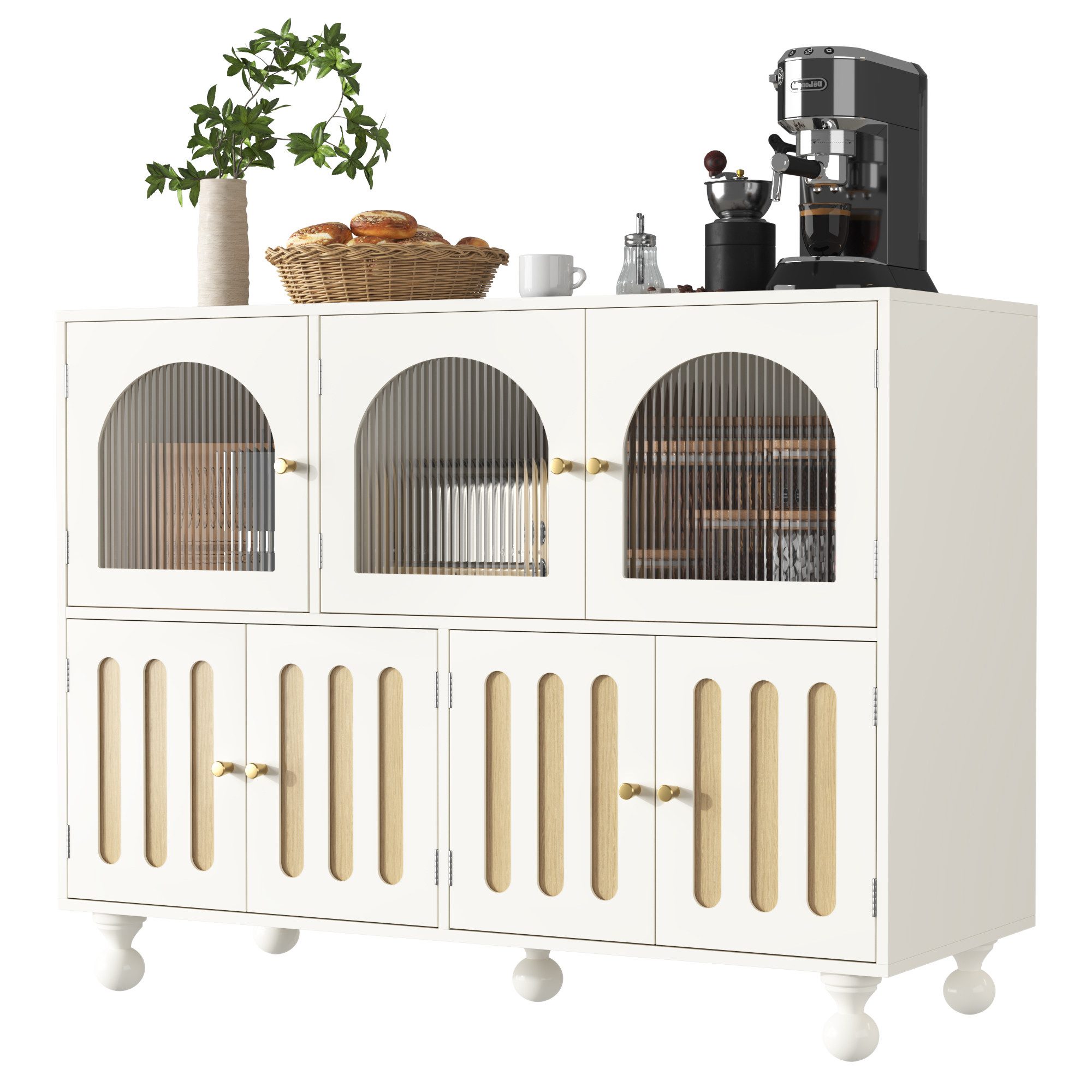 OKWISH Sideboard Aufbewahrungsschrank mit ausreichend Stauraum günstig online kaufen