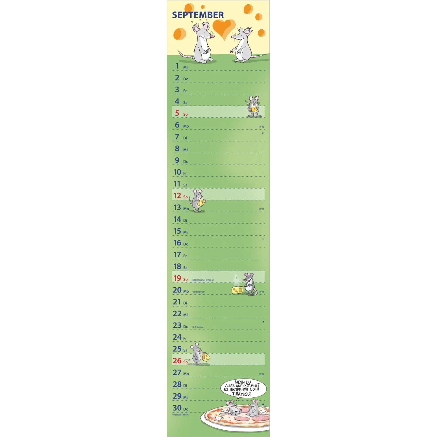 Wandkalender Notizkalender HUMOR 2027 – Bild 5 von 5