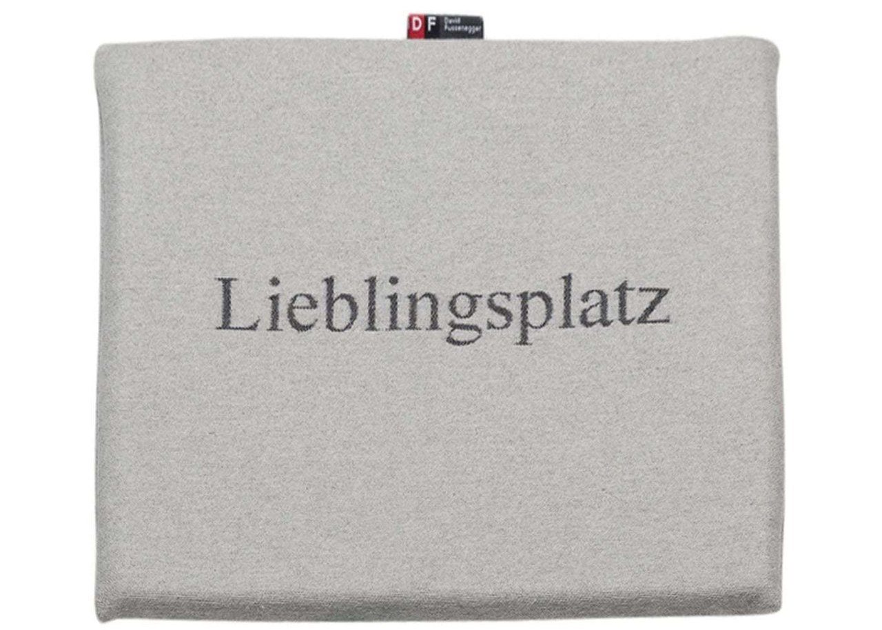 DAVID FUSSENEGGER Sitzkissen Goliath 2er Set 'Lieblingsplatz' 40 x 40 cm Filz