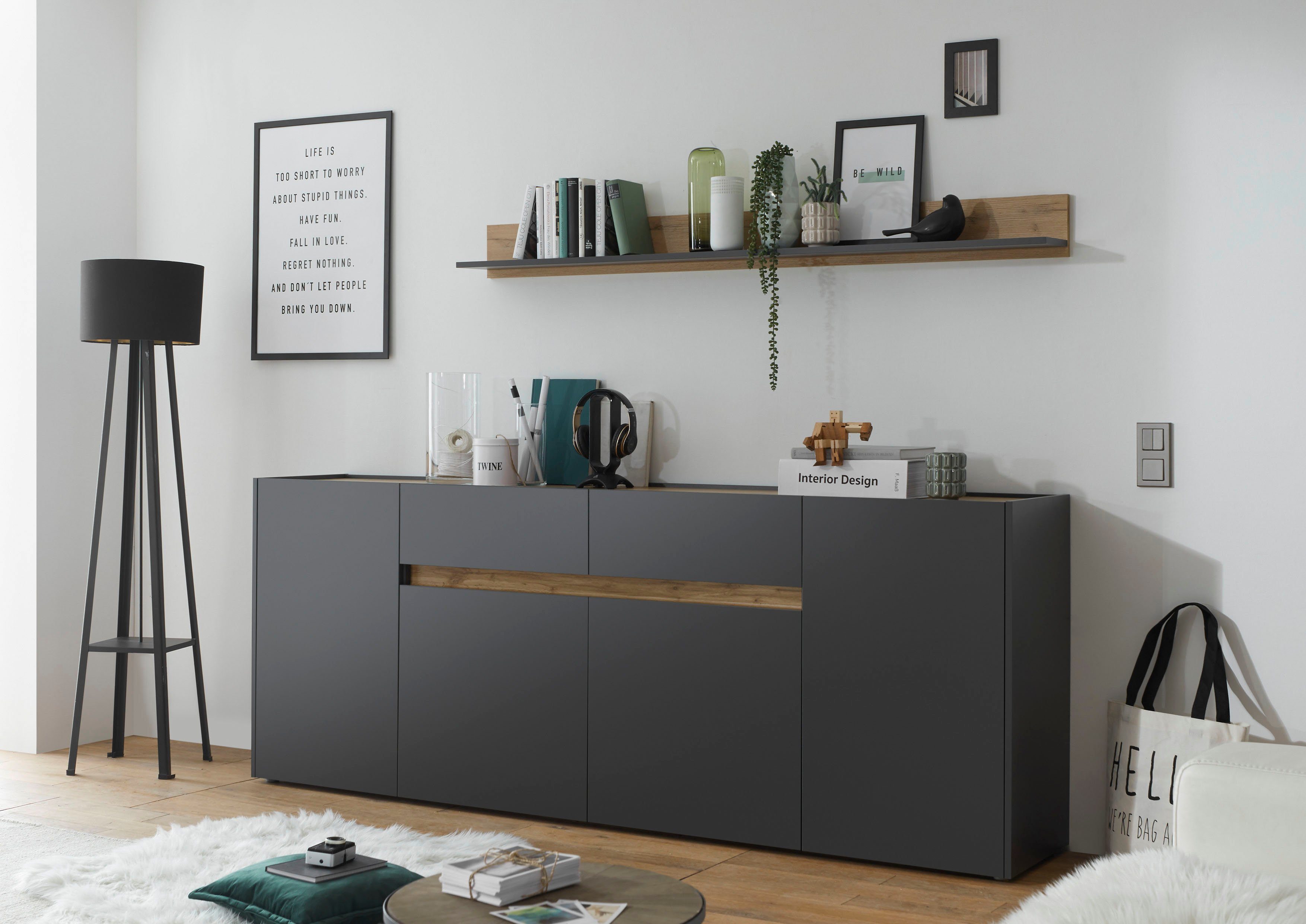 INOSIGN Sideboard "City/Giron, moderner Schrank, Kommode, Stauraumschrank" günstig online kaufen