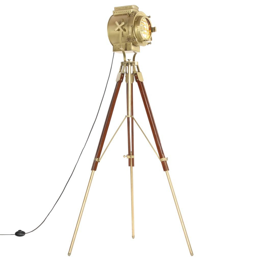Deckenleuchte Stehleuchte Dreibein Massivholz 193 cm