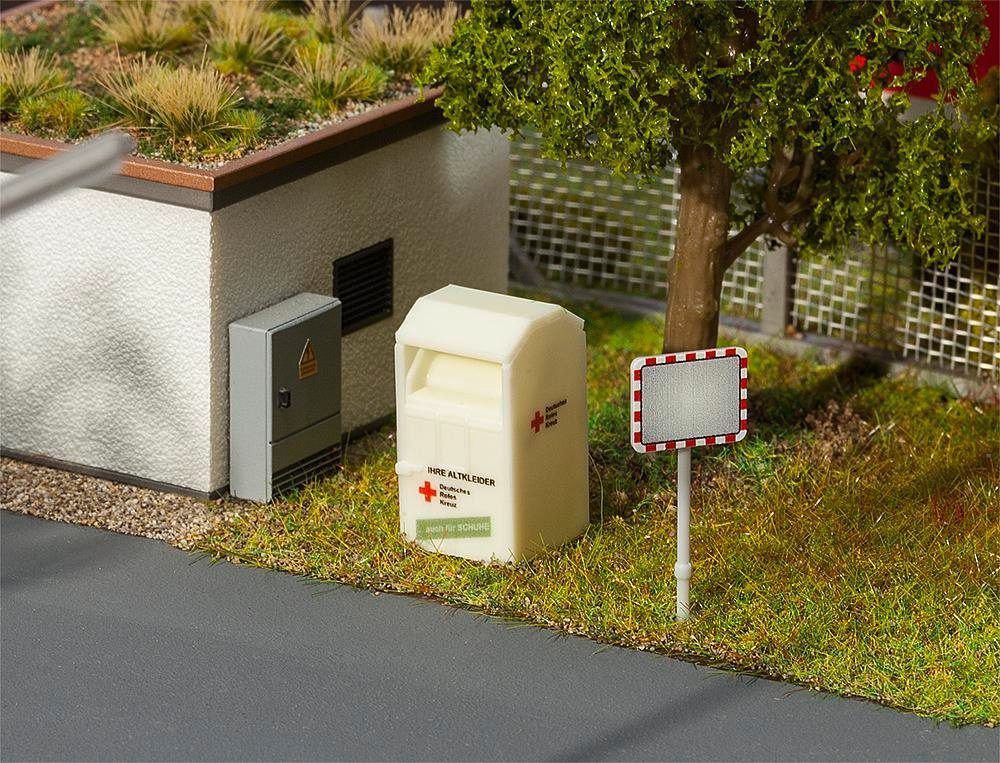 Faller Modellbausatz Faller 180932 H0 Bausatz Altkleidercontainer