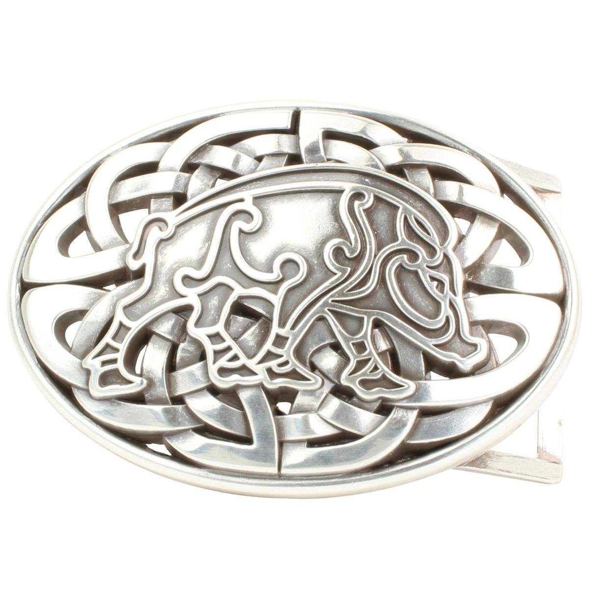 Gürtelschnalle Keiler 4,0 cm - Buckle Wechselschließe Gürtelschließe 40mm - LARP- und