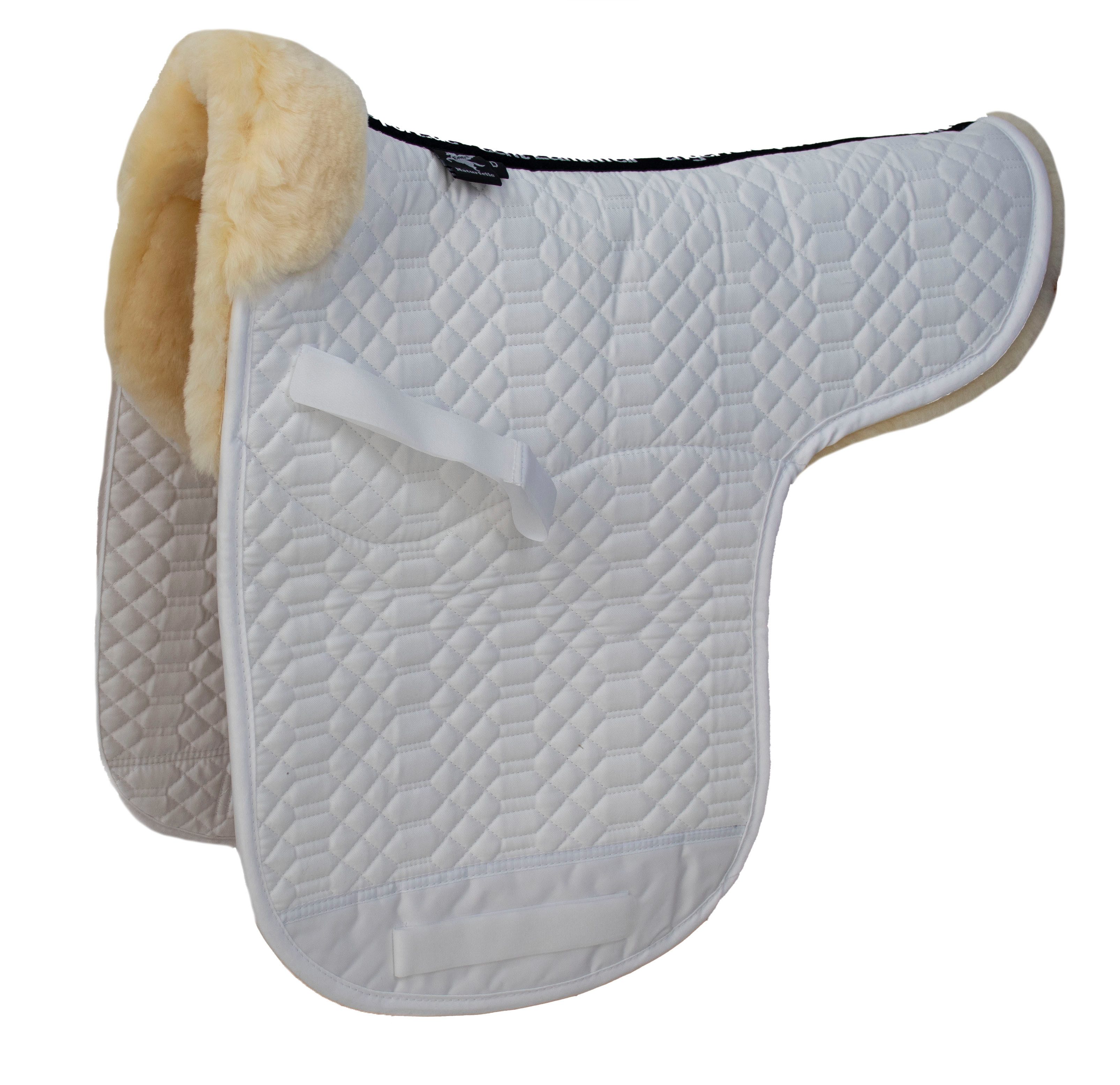 Engel Reitsport Sattelpad Satteldecke SADEK1 Lammfell & Baumwollsteppstoff Fell in Sattellage, (1-St)