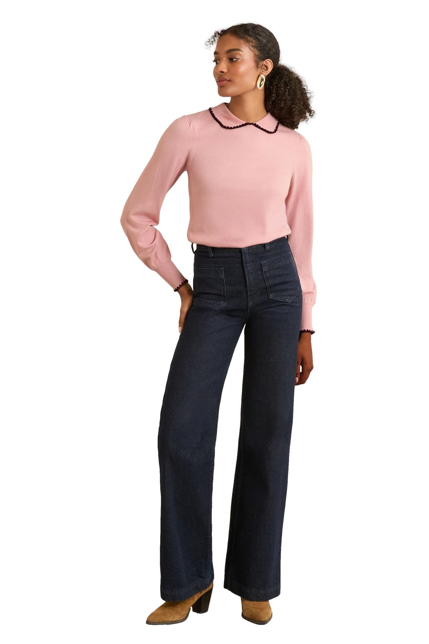 Love & Roses Strickpullover Love & Roses Strickpullover mit Kragen, Regular günstig online kaufen