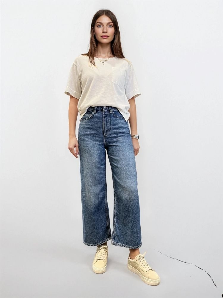 Marc O'Polo Weite Jeans Lania günstig online kaufen