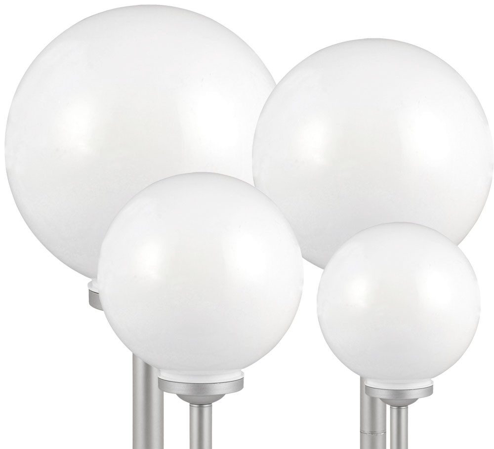 etc-shop LED Gartenleuchte, LED-Leuchtmittel fest verbaut, 4er Set Outdoor LED Solar Kugel Leuchte Deko Lampe IP44. € 62,99
