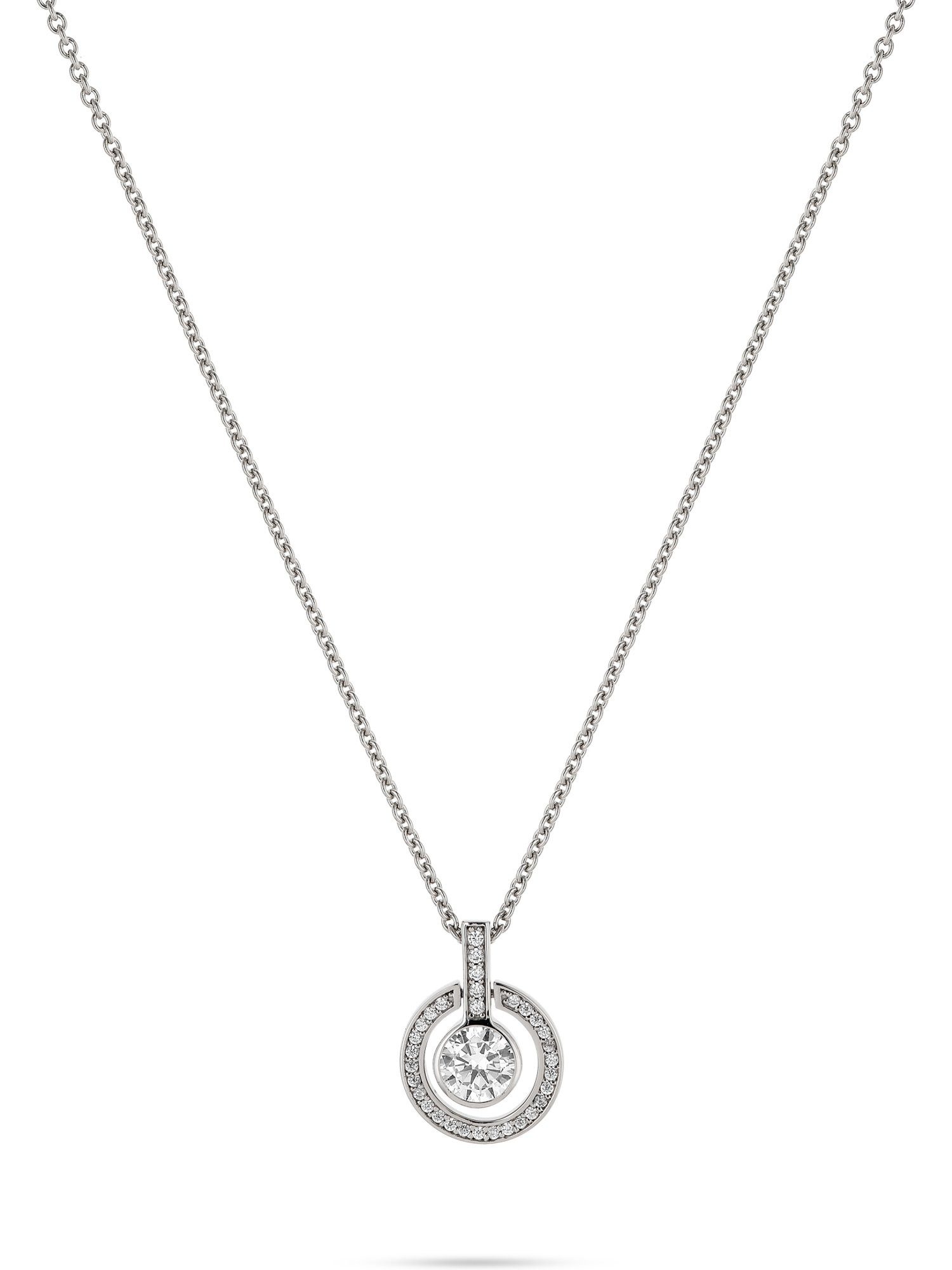 JETTE Silberkette JETTE Damen-Kette 925er Silber, recycelt Zirkonia, DIAMOND