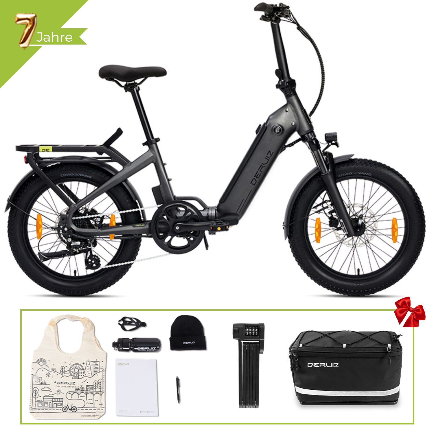 E-Bike Faltrad Peridot 20-Zoll E-Klapprad – 500 Wh Akku& 55 Nm Drehmoment