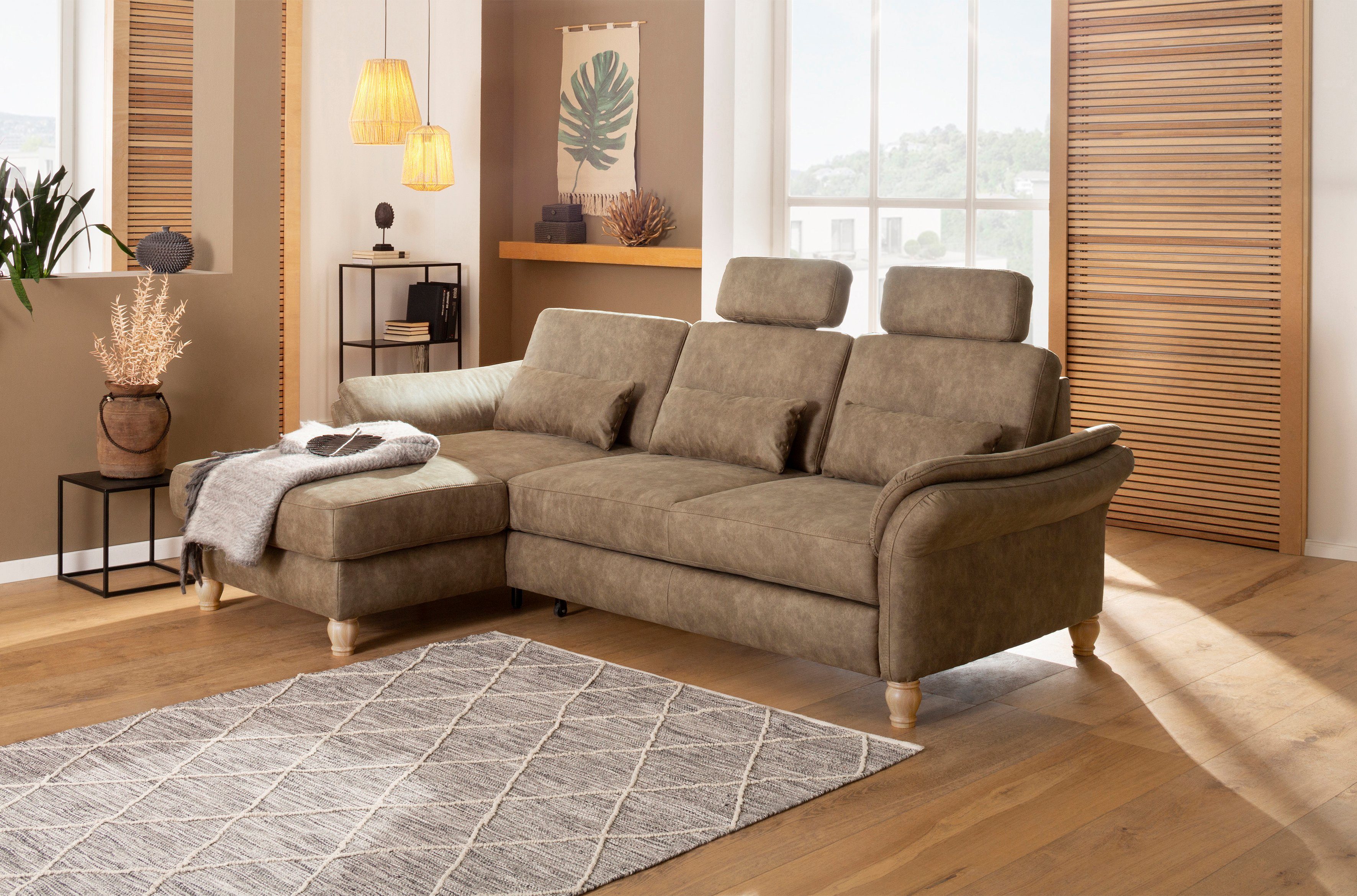 Home affaire Ecksofa Palace L-Form, incl. günstig online kaufen