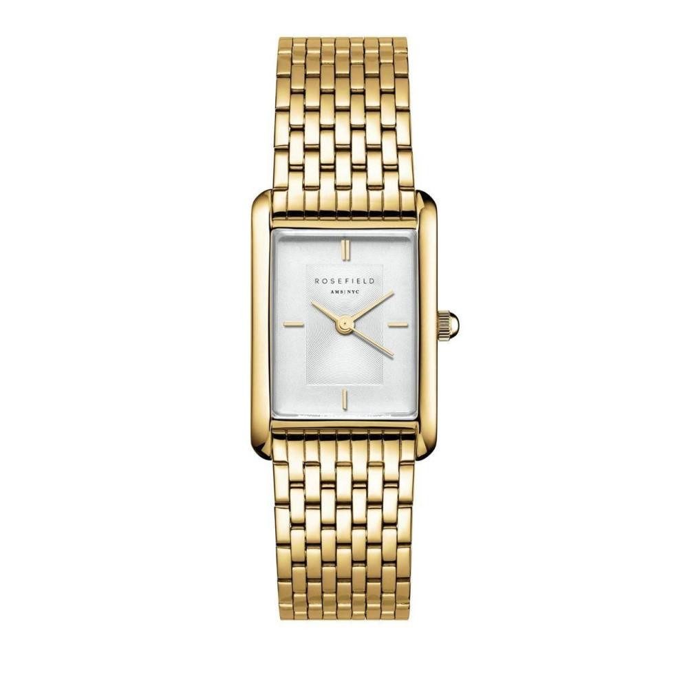 Quarzuhr ROSEFIELD Damenuhr Heirloom Gold eckig