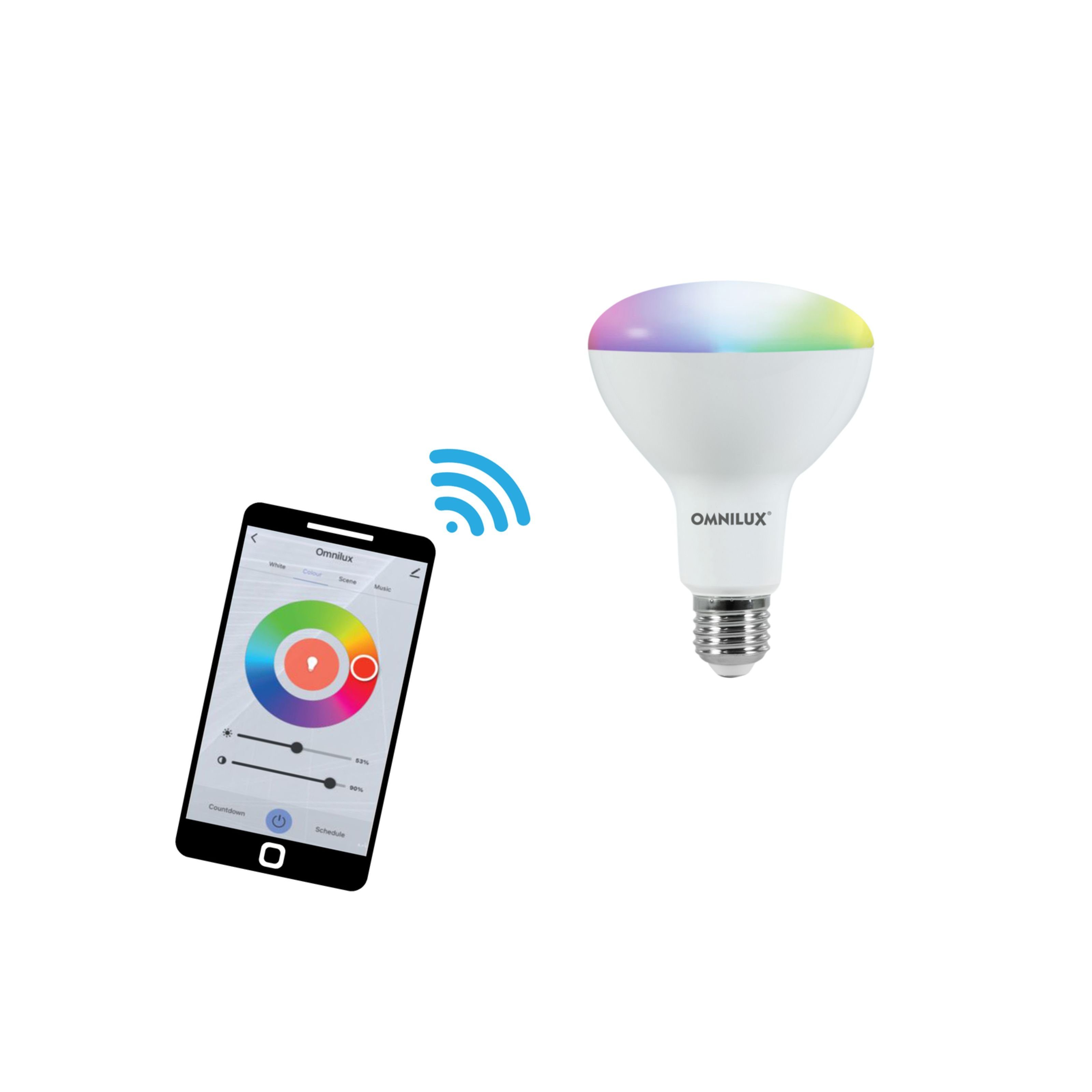 OMNILUX Spezialleuchtmittel, LED PAR-30 RGB/WW/CW WiFi - Brenner