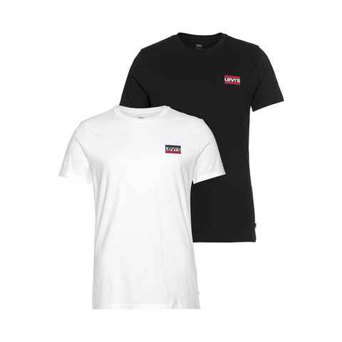 Levi's® T-Shirt LE 2PK CREWNECK GRAPHIC (2-tlg)