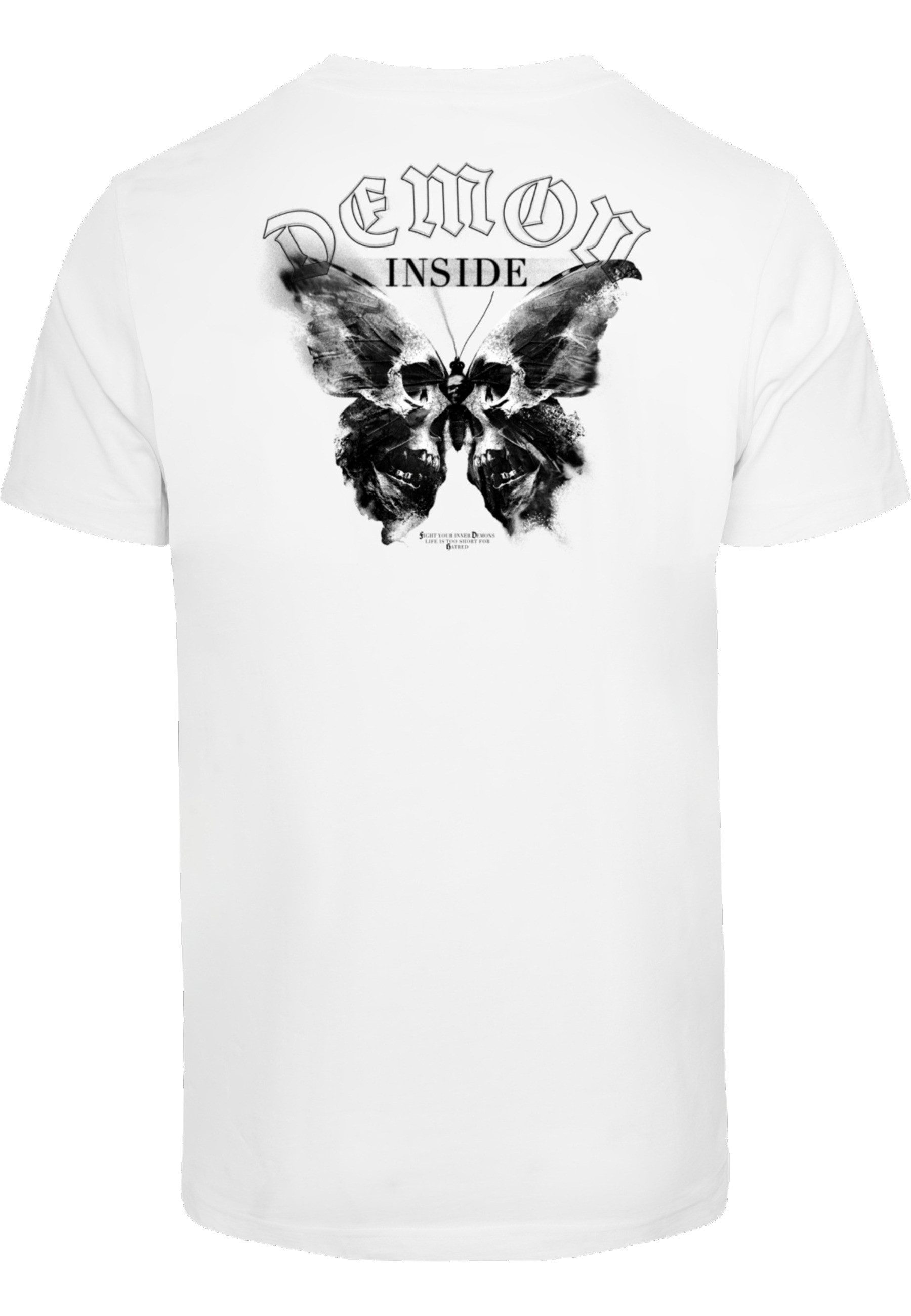 MisterTee T-Shirt MisterTee Skull Butterfly Tee (1-tlg)