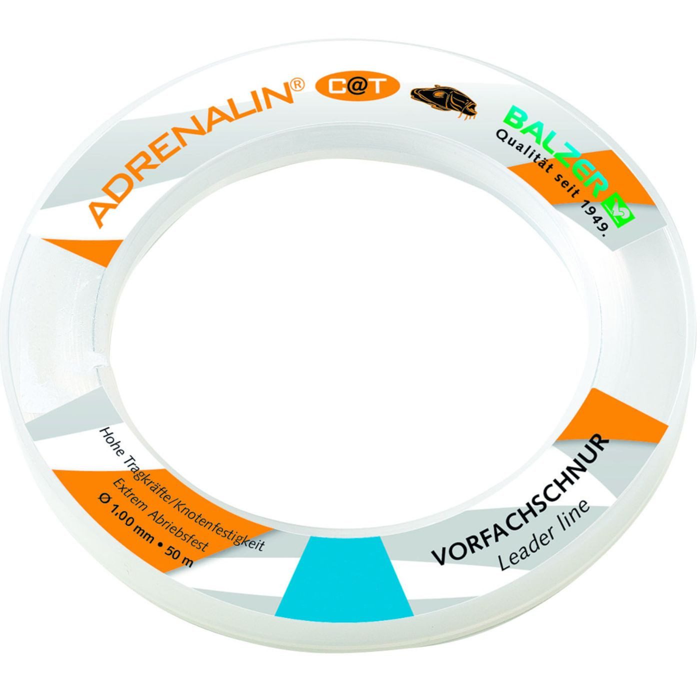 Angelschnur Balzer Adrenalin Cat Vorfachschnur 1,00mm 47kg - 50m Angelschnur