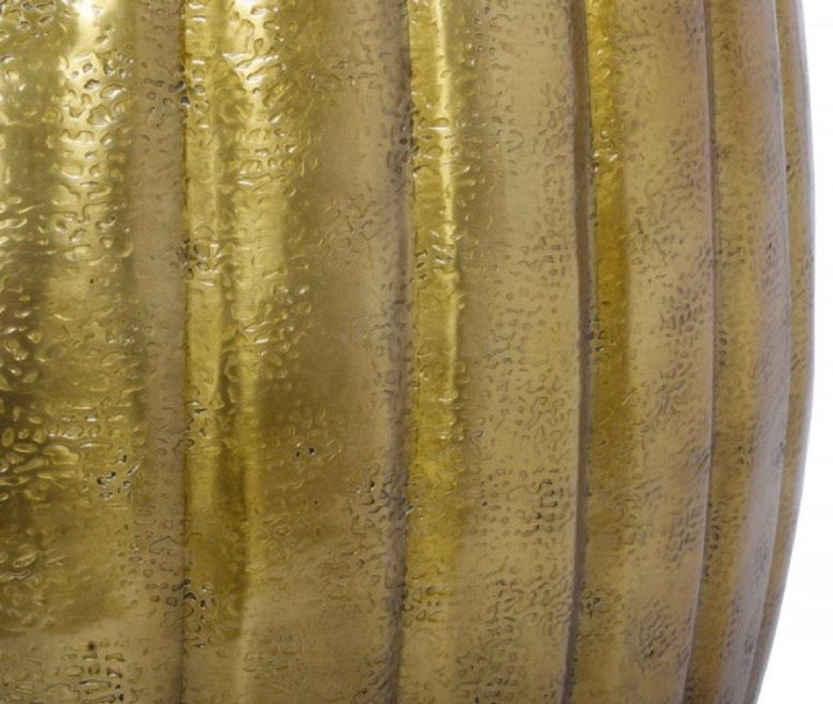 Casa Padrino Couchtisch orientalischen Runder x Stil - Gold im Couchtisch Ø - 65 Wohnzimmertisch 31 Möbel H. Aluminium cm