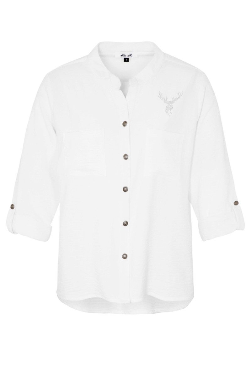 Hangowear Trachtenbluse Trachtenbluse - ADRIANE - offwhite günstig online kaufen