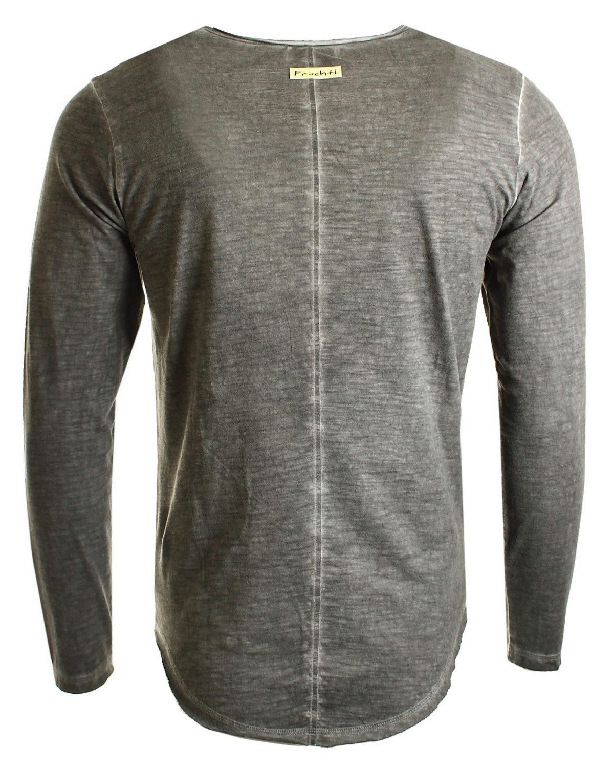 Früchtl Longsleeve mit tiefem V-Ausschnitt günstig online kaufen