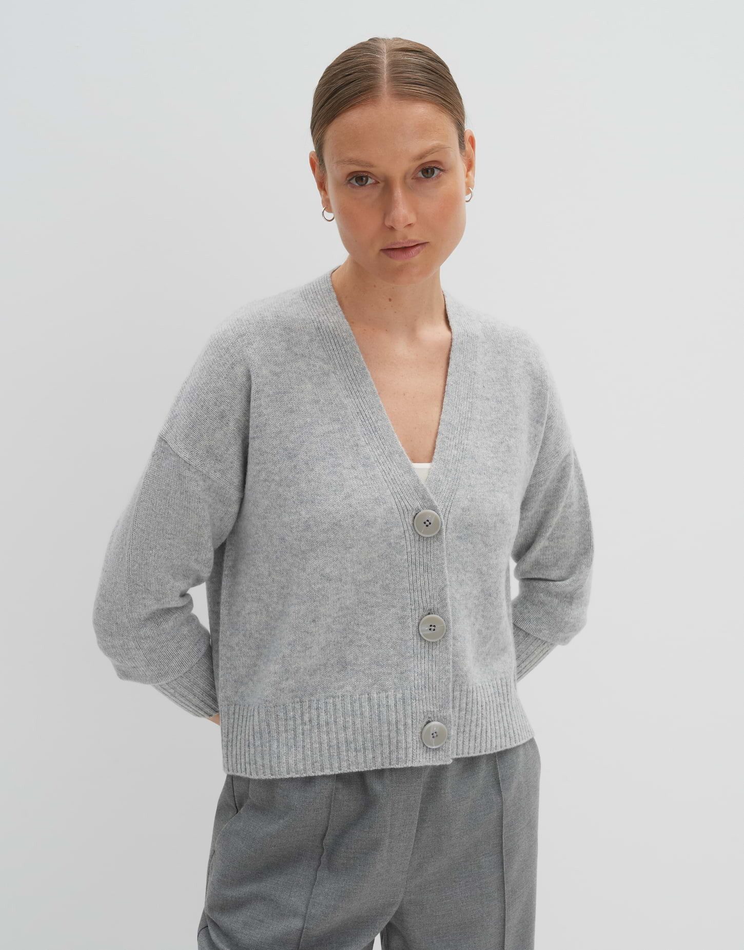 someday Strickjacke Tunja lockere Passform Strick