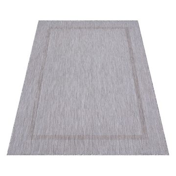 Outdoorteppich Unicolor - Einfarbig, Carpetsale24, Läufer, Höhe: 5 mm, Teppich Wetterfest Balkon Küchenteppich Flachgewebe Sisaloptik