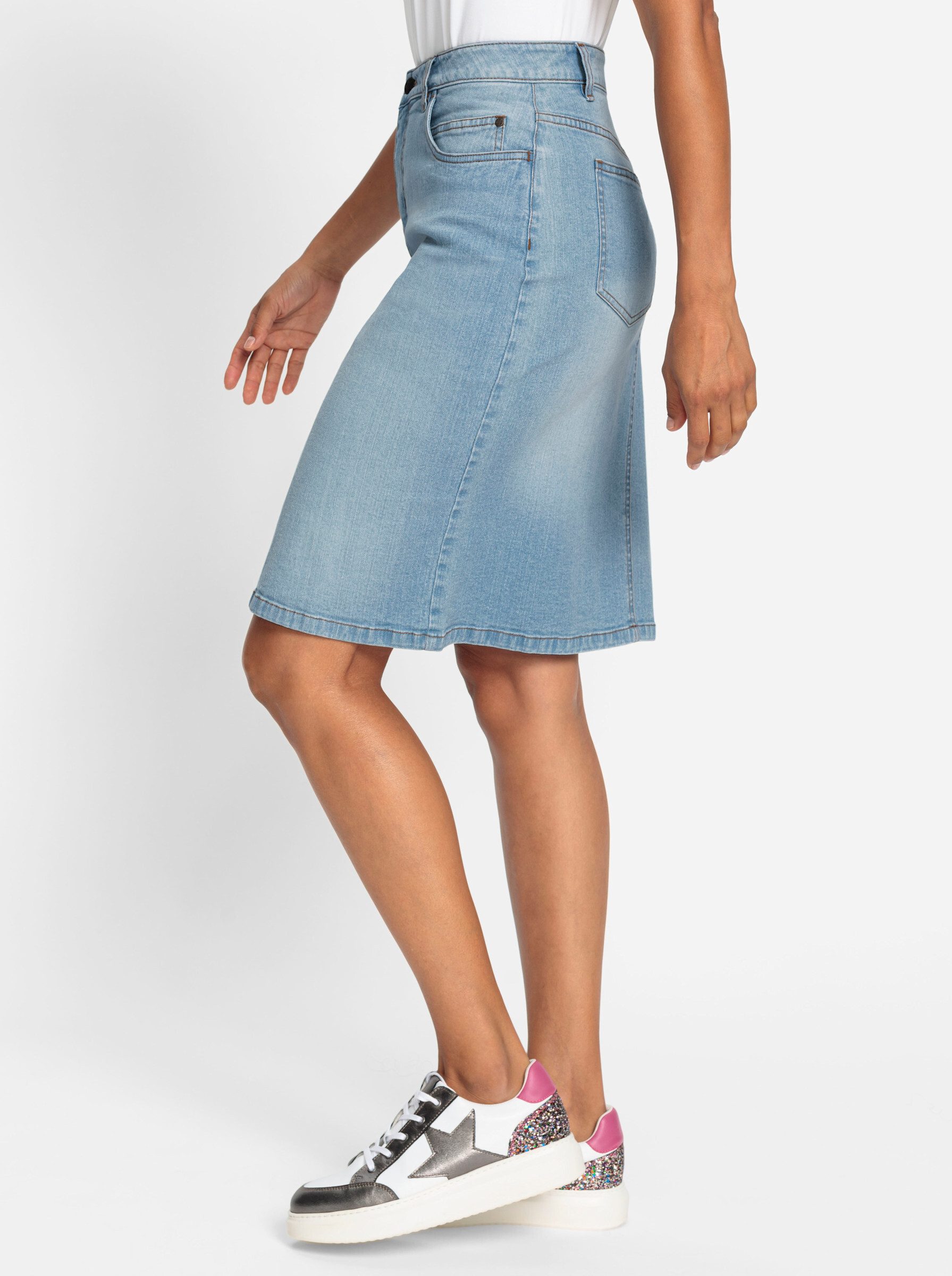 Witt A-Linien-Rock Jeansrock günstig online kaufen