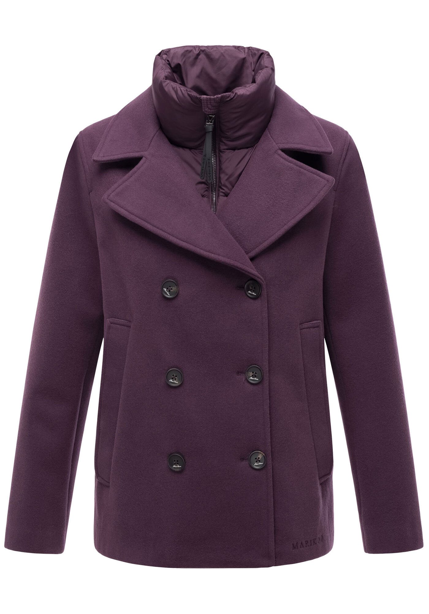 Marikoo Winterjacke Aylaraa Elegante Designer Winterjacke