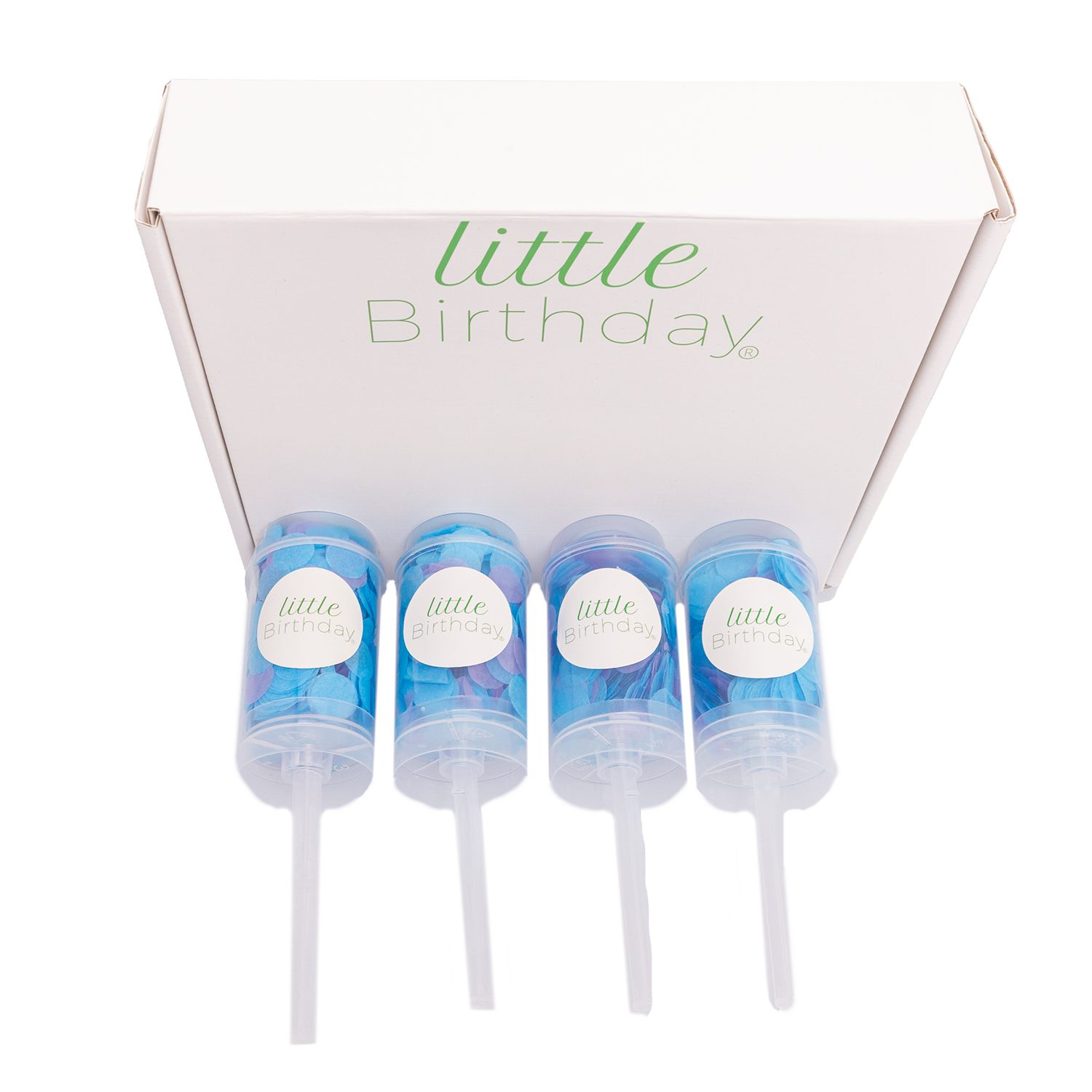 little Birthday Konfetti Puh Pop Konfetti Feuerwerk, blau