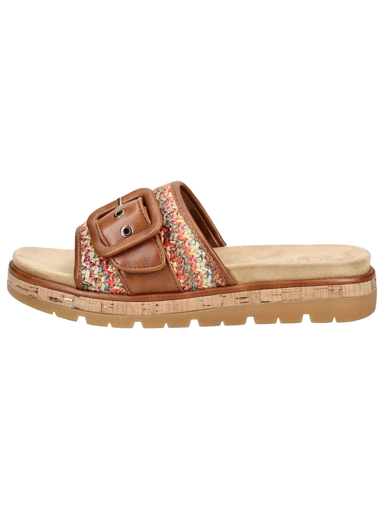 MARCO TOZZI Pantoletten Lederimitat/Textil . Pantolette
