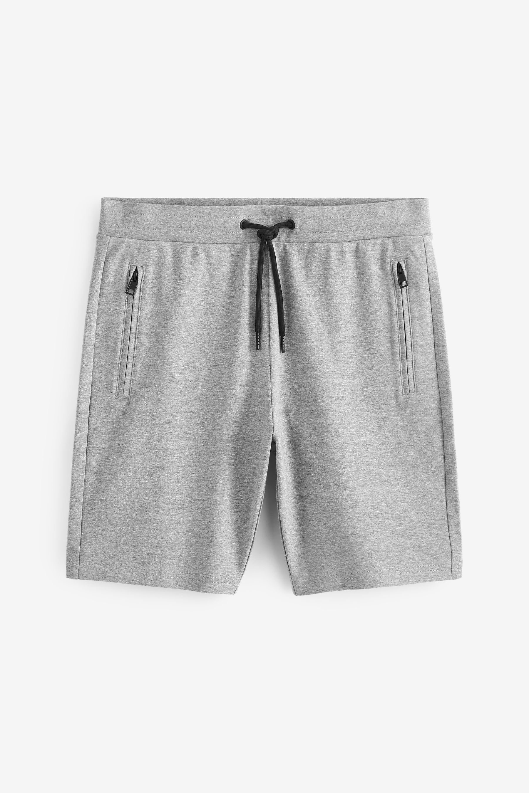 Jersey-Shorts Next mit (2-tlg) Sweatshorts Reißverschlusstasche, Zweierpack