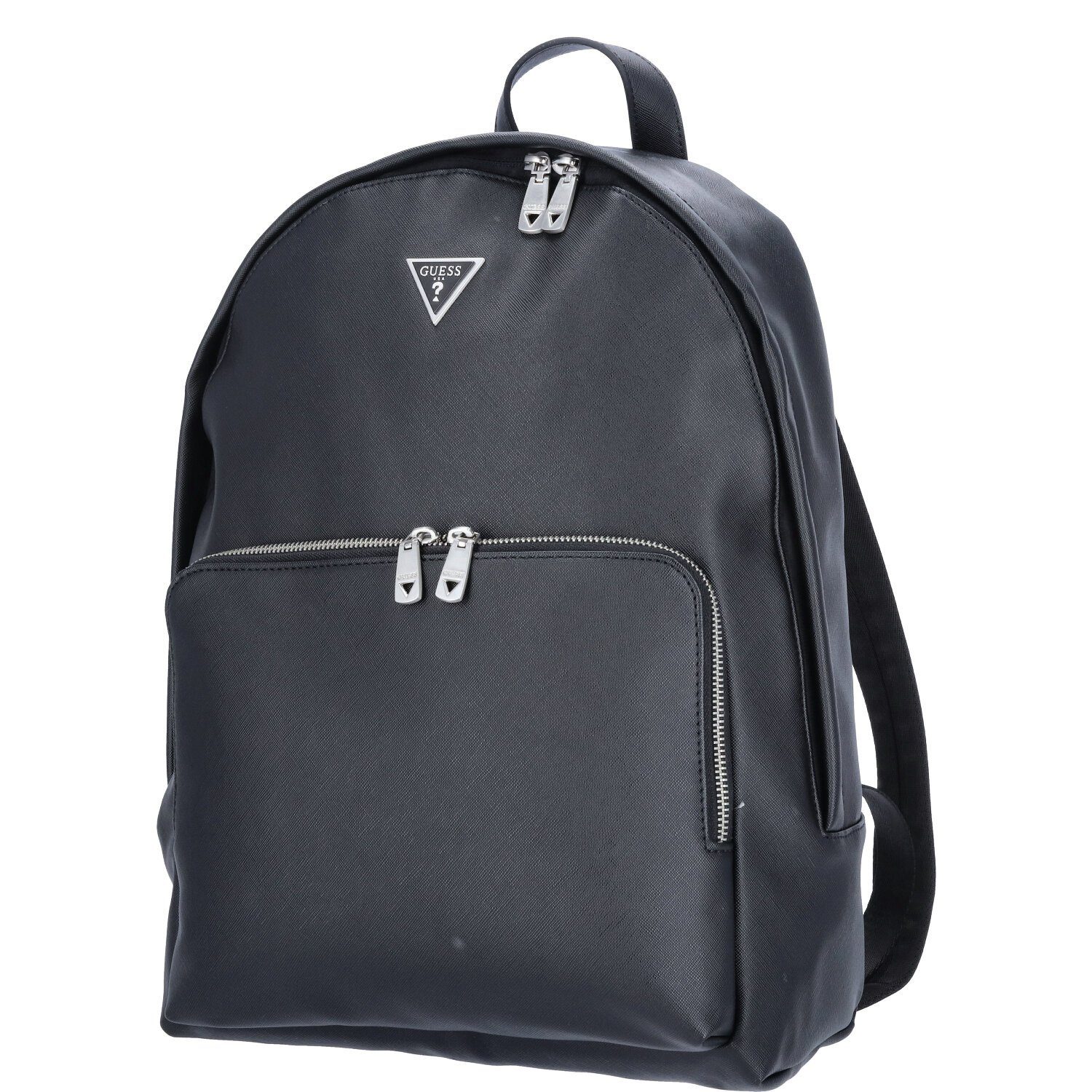 Guess Freizeitrucksack GUESS Rucksack Certosa Saffiano Eco Black (1-tlg)