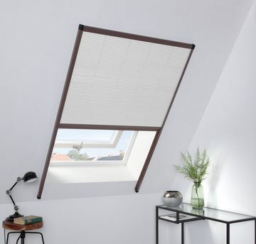 Dachfensterplissee, hecht international, blickdicht, verschraubt, Lichtschutz, BxH: 110x160 cm