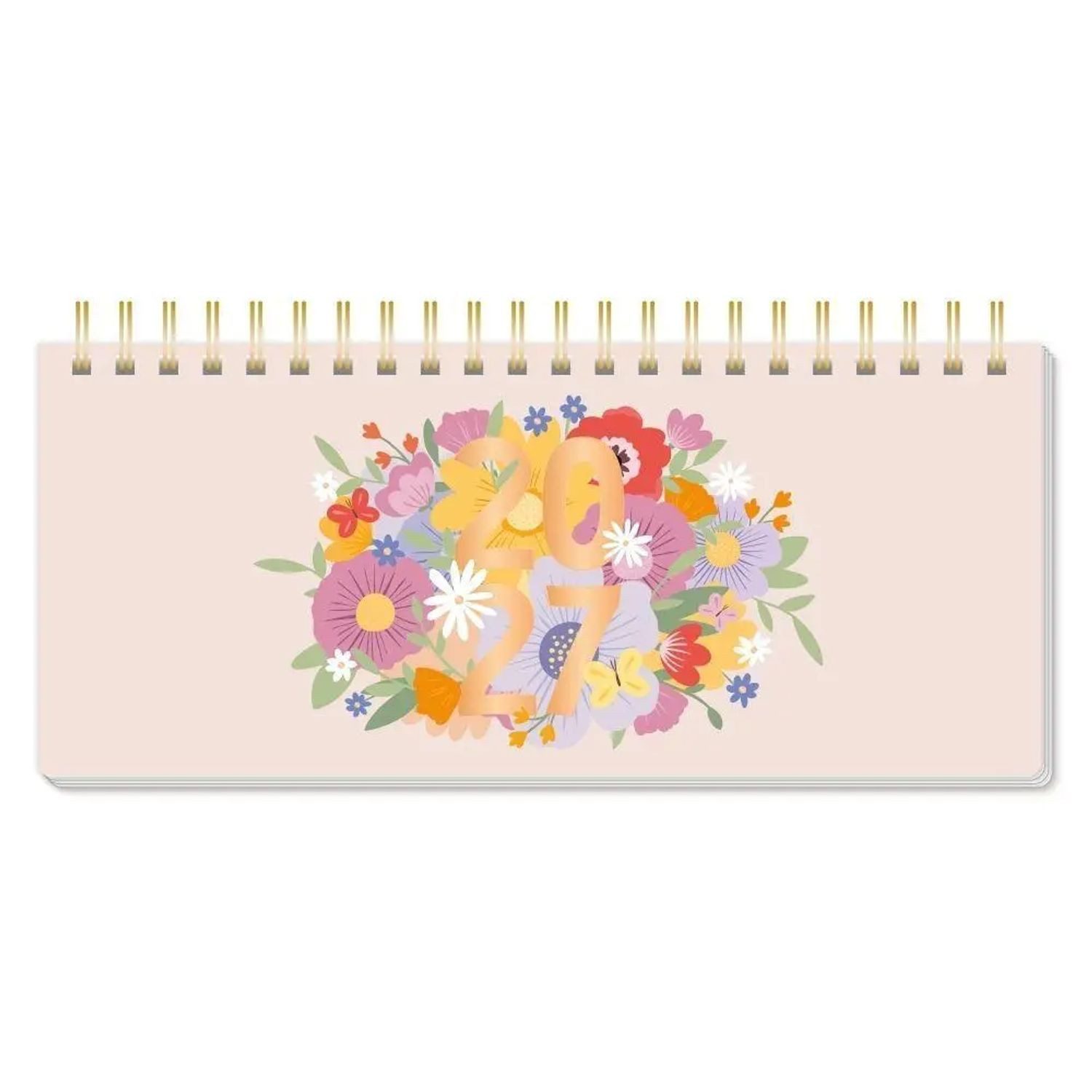Grafik Werkstatt Tischkalender Wochenplaner 2027 Blumenmomente (mit Kalendarium)