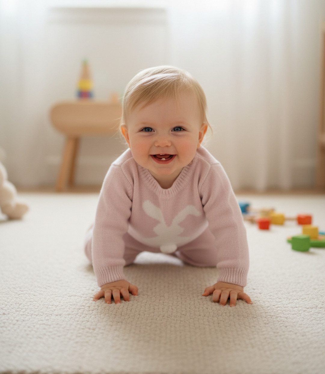 Minora Strickkleid Minora Baby Kleidung Hose und Pullover- Gestricktes