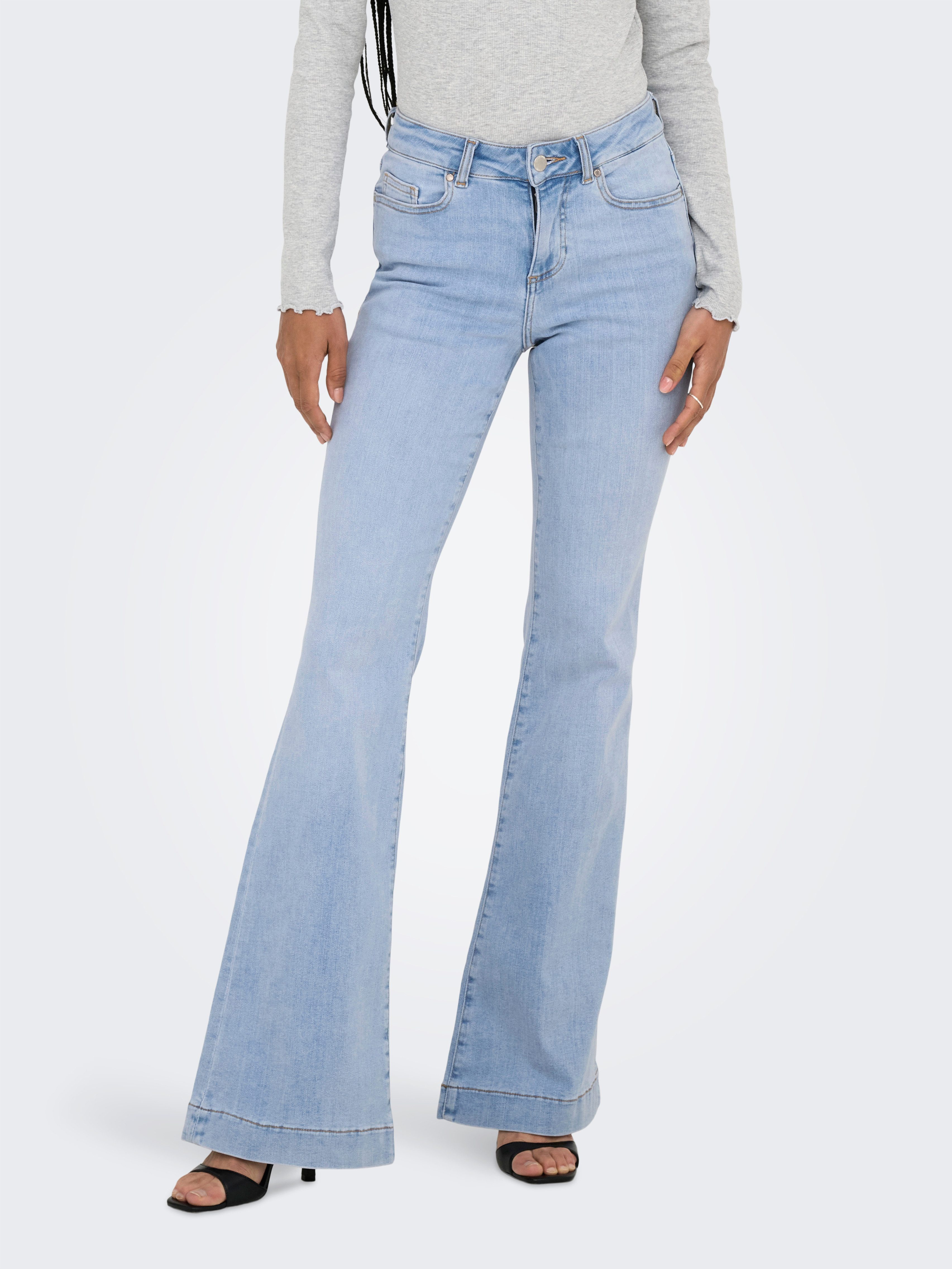 ONLY Bootcut-Jeans ONLBLUSH MD RETRO FLARED DNM DIA322 NOOS im Retro-Fit St günstig online kaufen