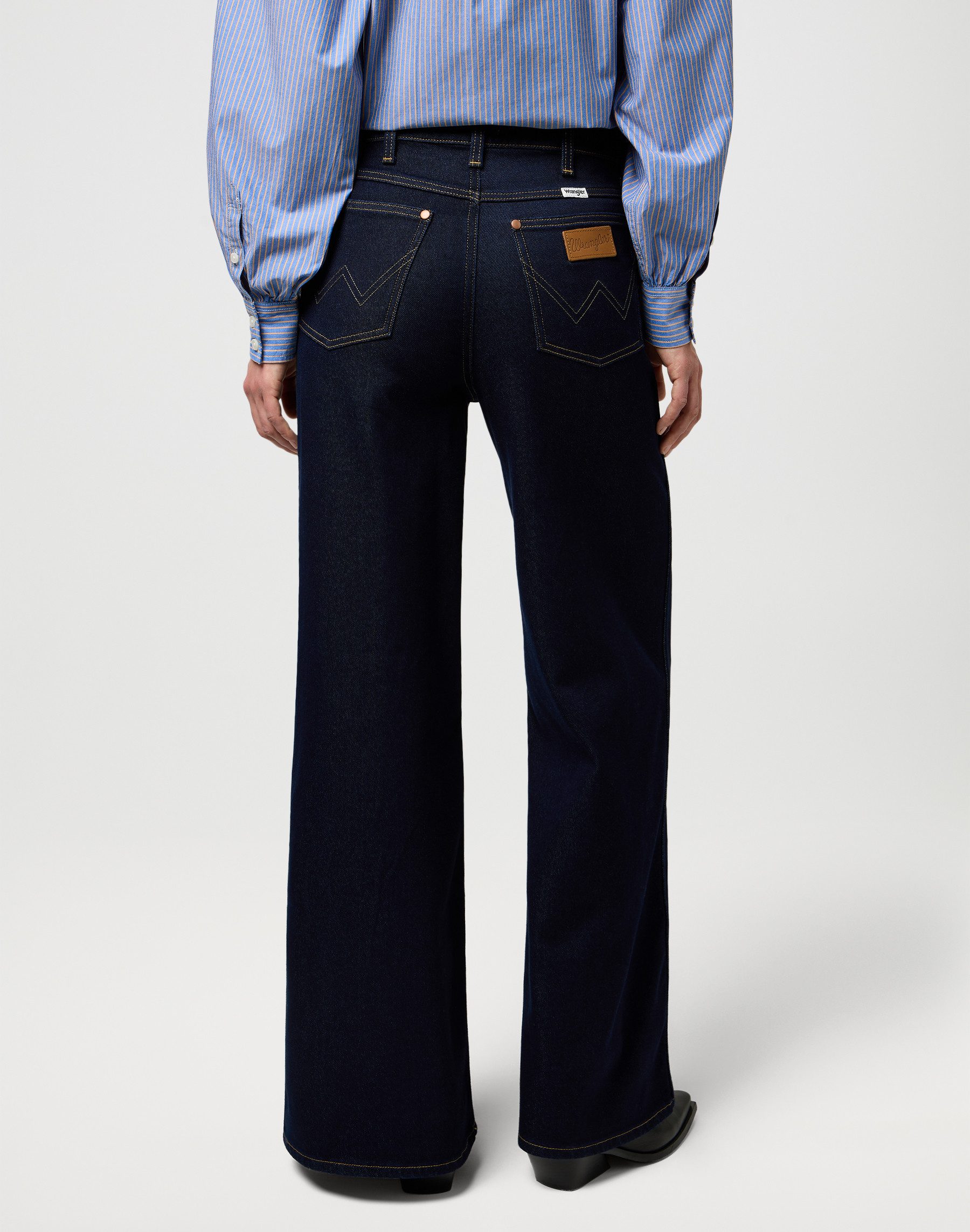 Wrangler Schlagjeans W-CANYO Bequeme Loose fit