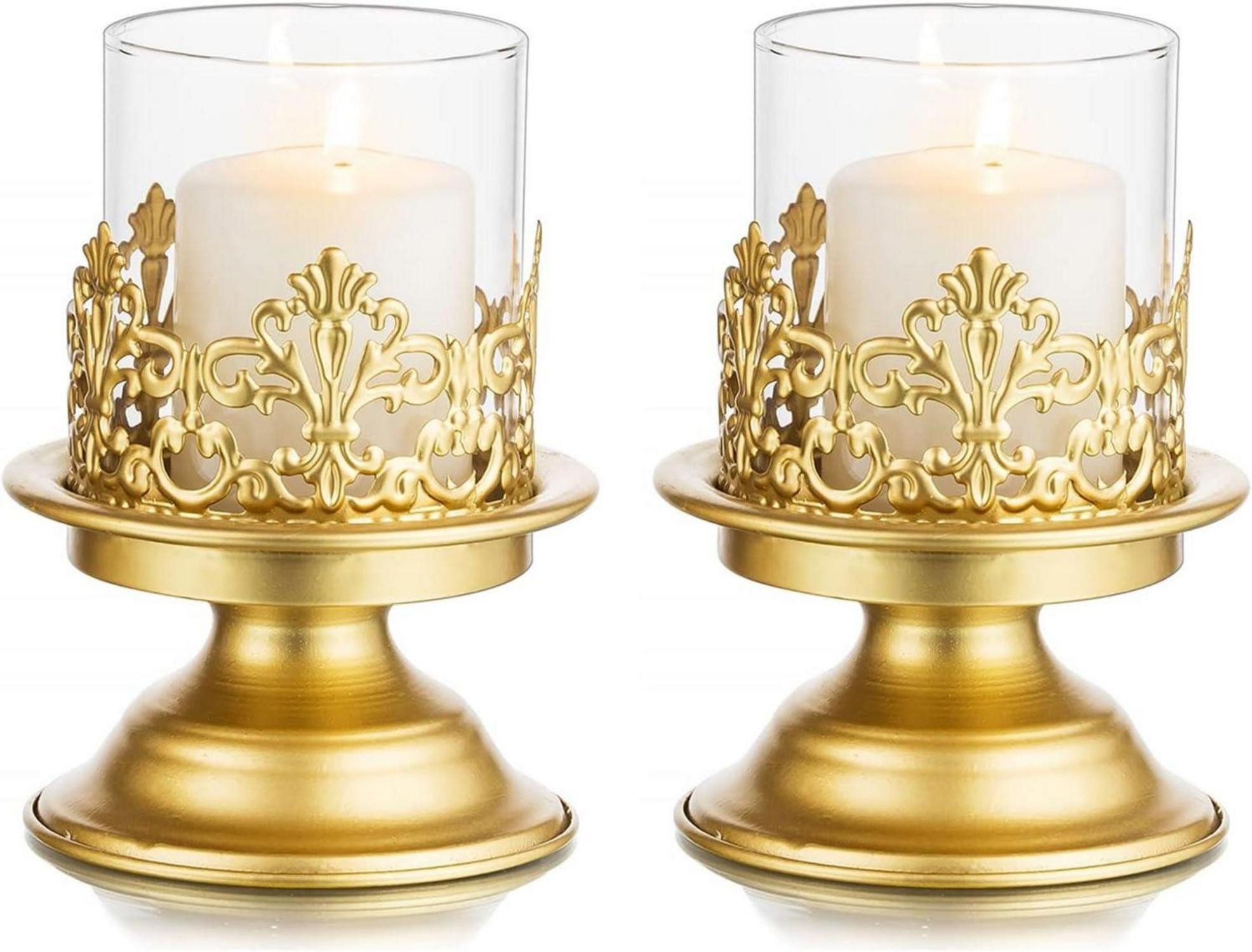 Kerzenständer Moderne Gold Metall Kerzenständer für Tischdeko Wohnzimmer Esstisch