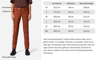 RICANO Lederhose Dorin hochwertiges Lammleder