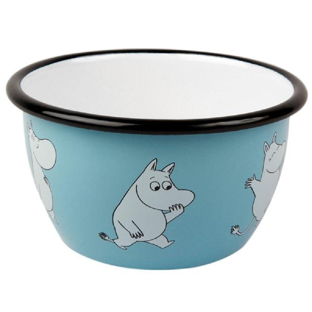 Muurla Kindergeschirr-Set Schale Mumins Moomin Hellblau (600 ml)