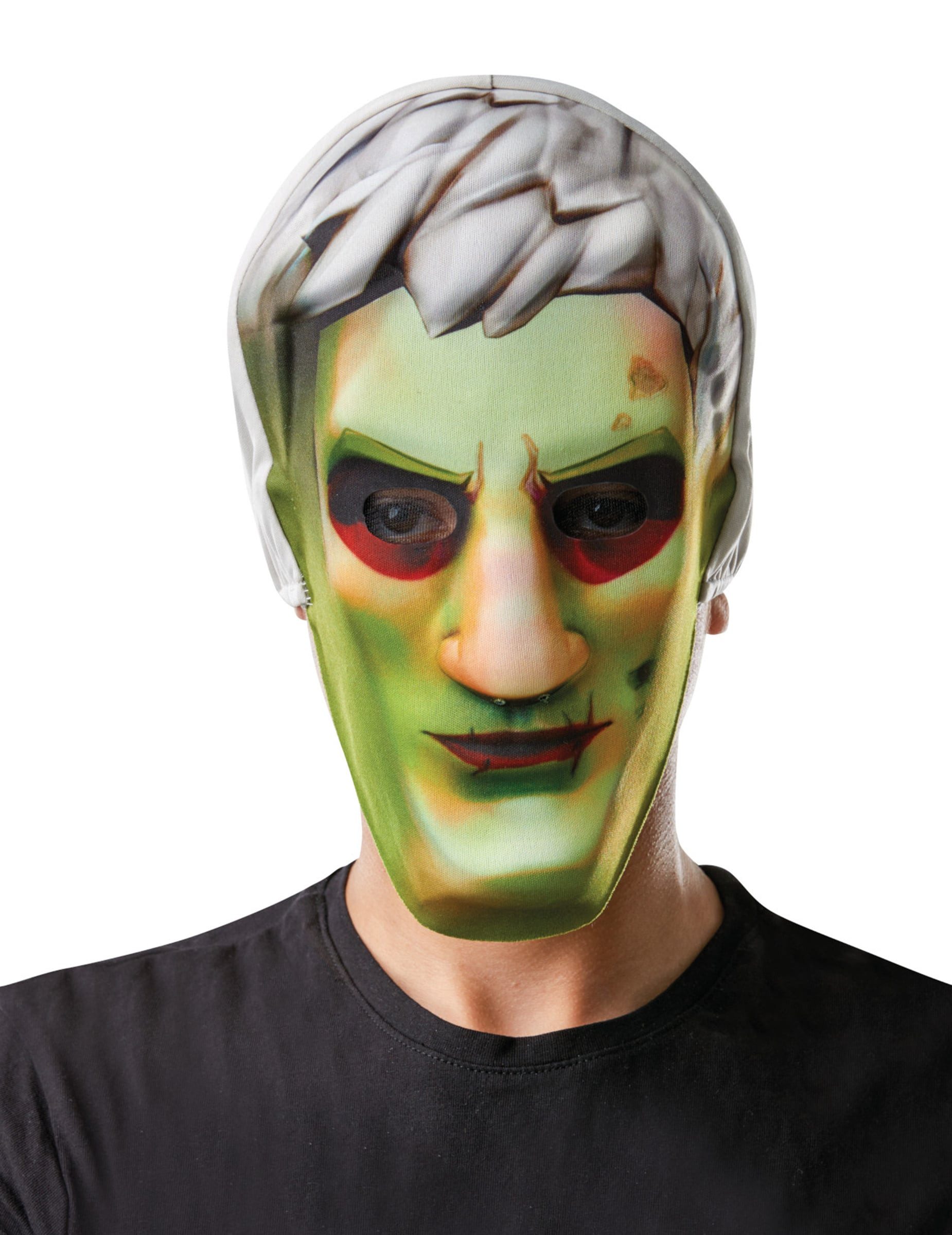 Rubie´s Kostüm Brainiac-Maske für Kinder Fortnite Videospiel-Maske grün
