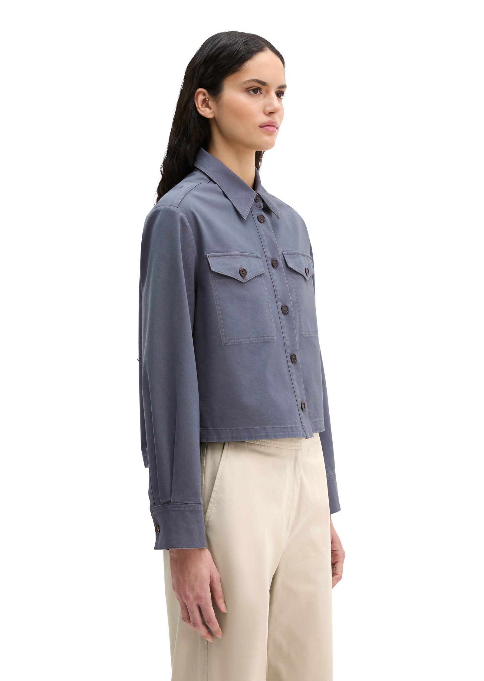 Marc O'Polo Kurzjacke aus Brushed Cotton Twill – Bild 2 von 5