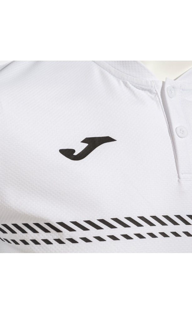 Joma Poloshirt Smash (elastisch, atmungsaktiv) schwarz/weiss Herren