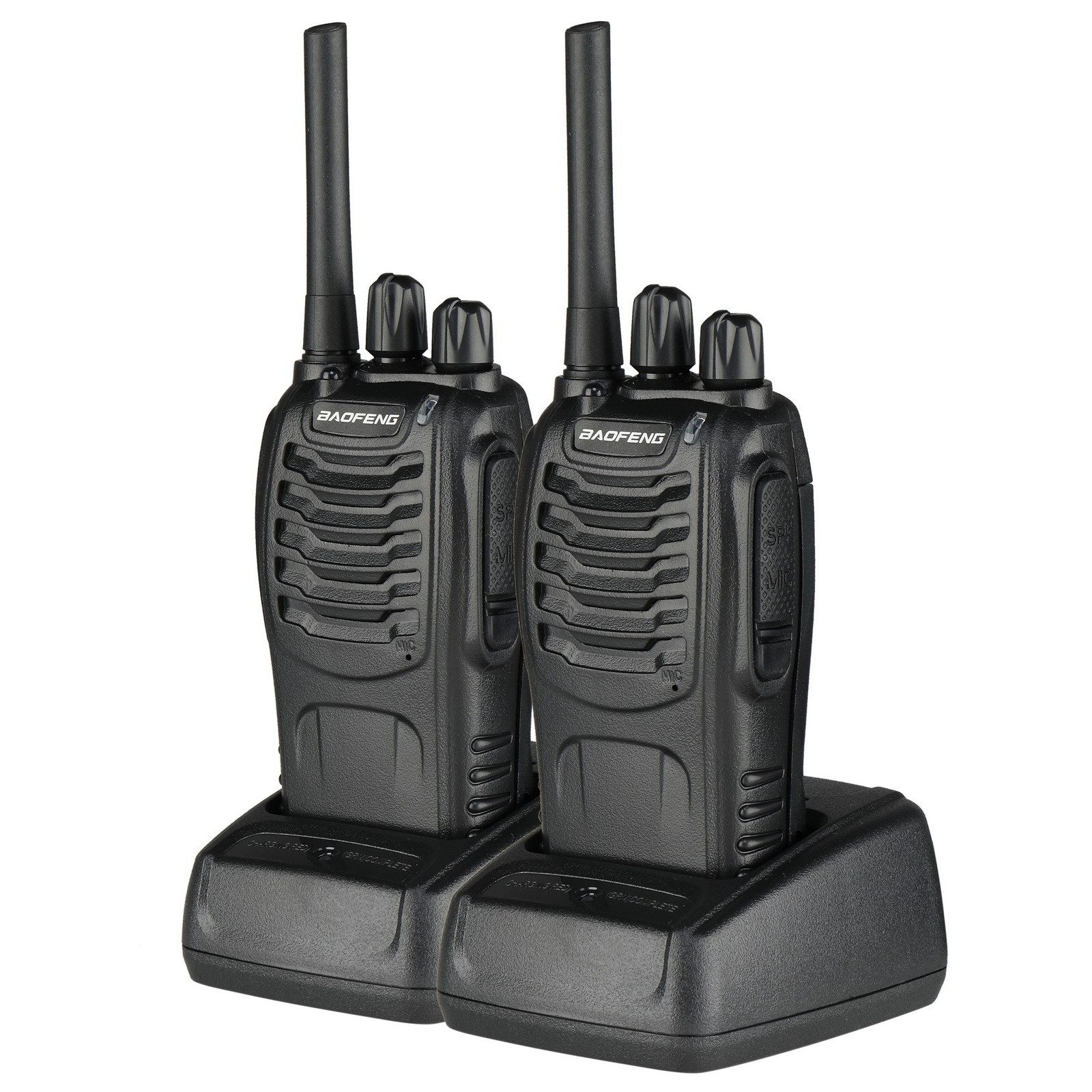 Fine Life Pro Walkie Talkie BF-88E 1500mAh Ultra-lange Standby-Walkie-talkie EU-Standard Schwarz