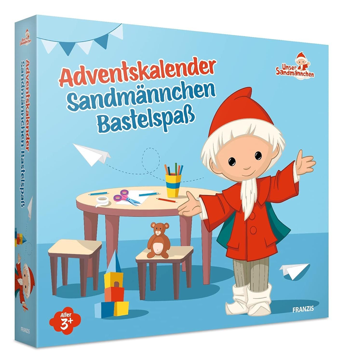 Franzis Spielzeug-Adventskalender Bastelspass mit dem Sandmännchen günstig online kaufen