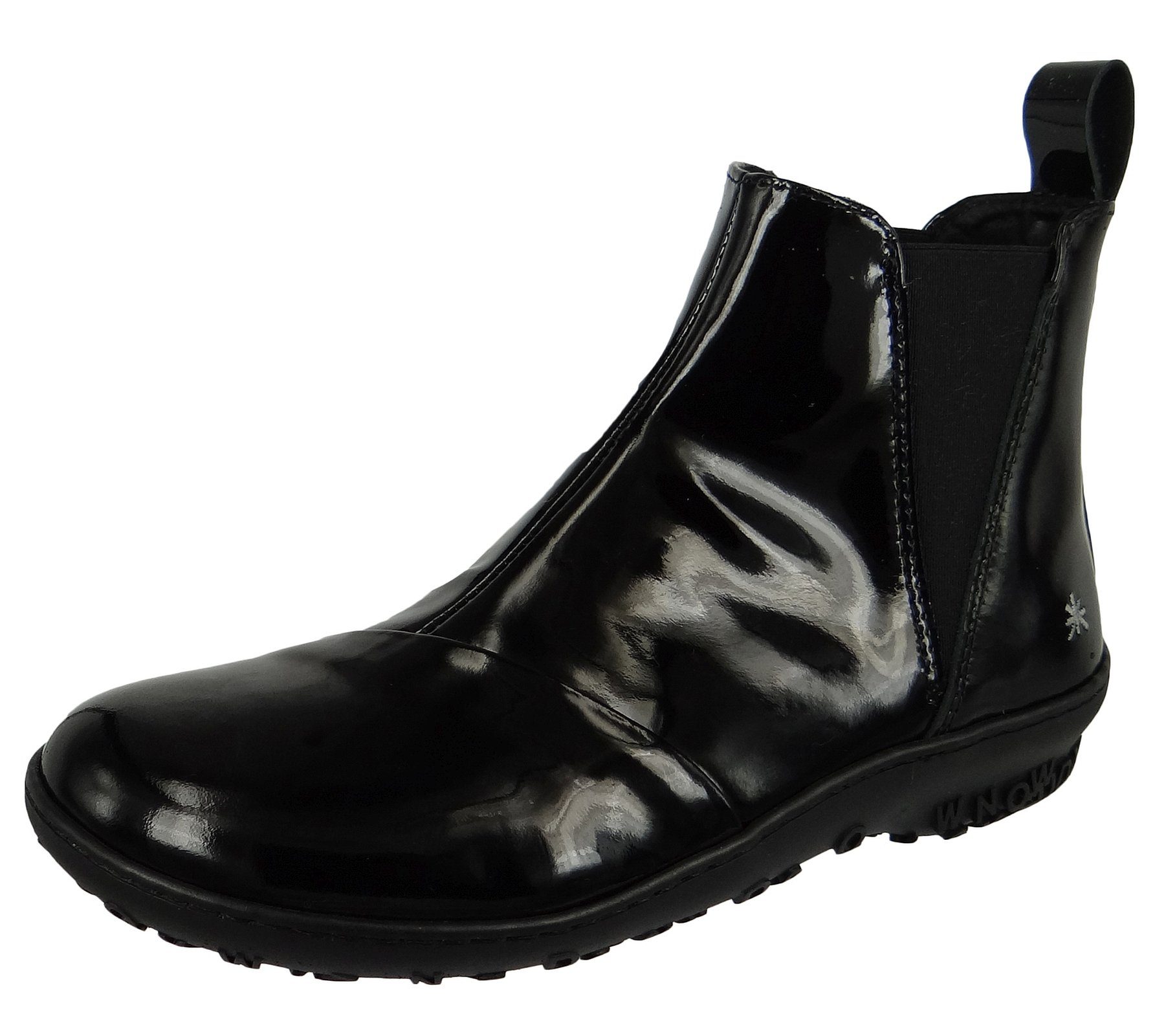 Art 1428C Antibes Black-Black Lack Stiefelette